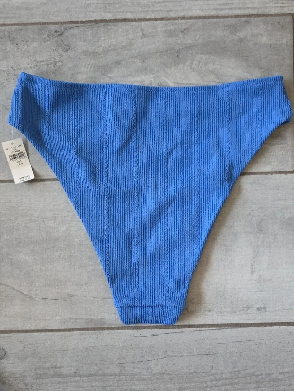 Aerie Blue Ribbed Bikini Set - Picture 7 of 9